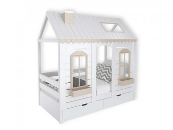 Кровать домик Велес Арт Kids Land №33 с ящиками Кровать домик Велес Арт Kids Land №33 с ящиками