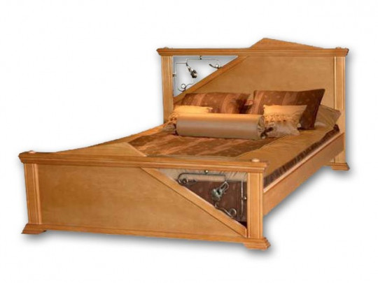 Кровать Велес Арт Амфитрита по цене от 31 800 ₽ , стиль классический, цвет коричневый 1 | Кровати из массива дерева