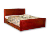 Кровать Велес Арт Ариэль-1 с ящиками по цене от 23 667 ₽ , стиль классический, цвет коричневый 1 | Кровати из массива дерева