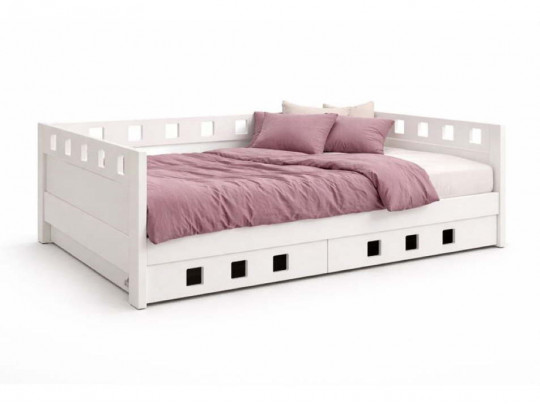 Кровать Велес Арт Гейша с ящиками Велес Арт, стиль классический, цвет коричневый