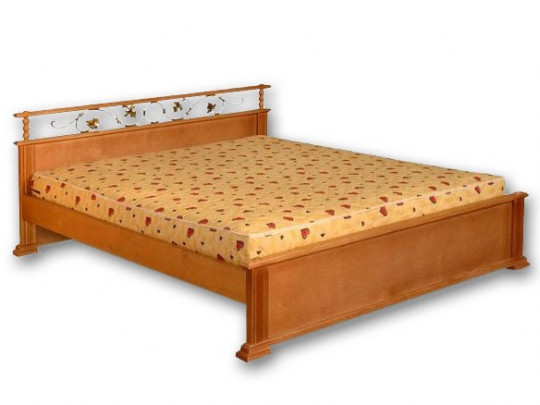 Кровать Велес Арт Ева по цене от 28 400 ₽ , стиль классический, цвет коричневый 1 | Кровати из массива дерева