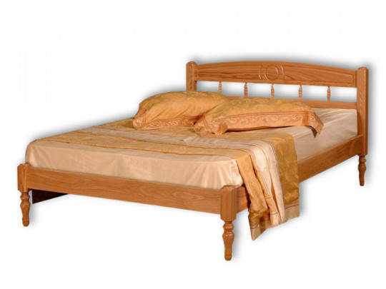Кровать Велес Арт Лилия-1 по цене от 23 134 ₽ , стиль классический, цвет коричневый 1 | Кровати из массива дерева