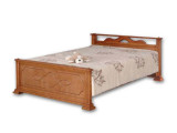 Кровать Велес Арт Лотос по цене от 24 800 ₽ , стиль классический, цвет коричневый 1 | Кровати из массива дерева