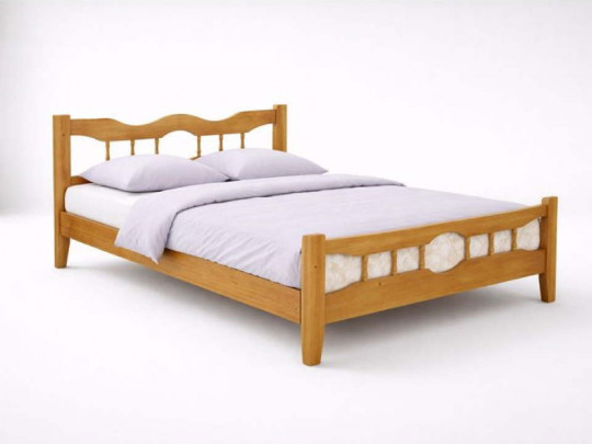 Кровать Велес Арт Мария по цене от 20 067 ₽ , стиль классический, цвет коричневый 1 | Кровати из массива дерева