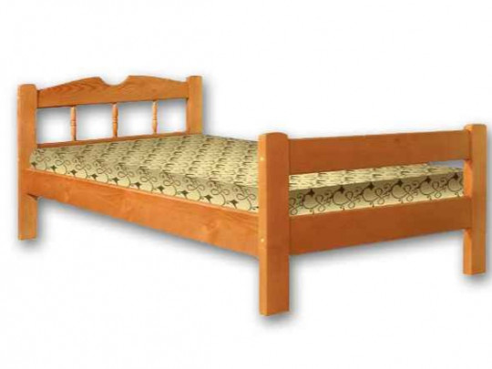 Кровать Велес Арт Нина по цене от 19 600 ₽ , стиль классический, цвет коричневый 1 | Кровати из массива дерева