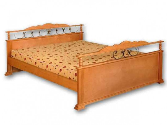 Кровать Велес Арт Пальмира по цене от 29 534 ₽ , стиль классический, цвет коричневый 1 | Кровати из массива дерева
