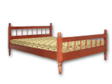 Кровать Велес Арт Полина по цене от 22 134 ₽ , стиль кантри, цвет коричневый 1 | Кровати из массива дерева