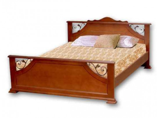 Кровать Велес Арт Ричард по цене от 30 800 ₽ , стиль классический, цвет коричневый 1 | Кровати из массива дерева