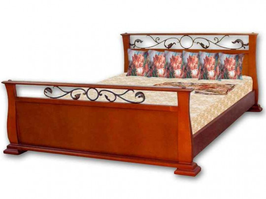 Кровать Велес Арт Шарм-1 по цене от 30 134 ₽ , стиль классический, цвет коричневый 1 | Кровати из массива дерева