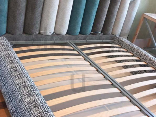 Кровать Testiera Diz 2 по цене от 68 250 ₽ , стиль арт-деко, цвет серый 1 | Кровати