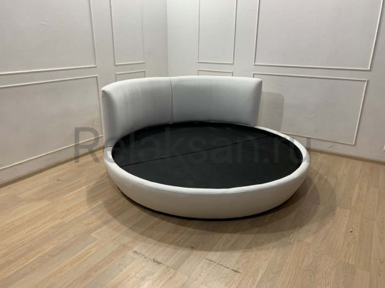 Круглая кровать Sleepart Флорида по цене от 76 000 ₽ , стиль восточный, ампир, барокко, рококо, цвет белый 2 | Круглые кровати