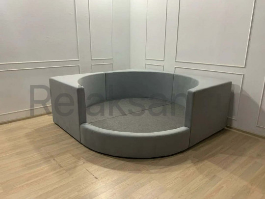 Круглая кровать Sleepart Имперо по цене от 83 000 ₽ , стиль восточный, ампир, барокко, рококо, цвет серый 2 | Круглые кровати