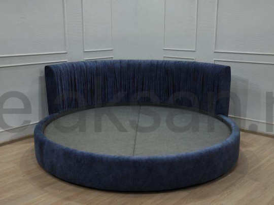 Круглая кровать Sleepart Валеджо по цене от 73 000 ₽ , стиль восточный, ампир, барокко, рококо, цвет бежевый, белый 2 | Круглые кровати