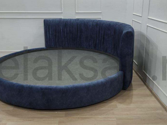 Круглая кровать Sleepart Валеджо по цене от 73 000 ₽ , стиль восточный, ампир, барокко, рококо, цвет бежевый, белый 3 | Круглые кровати