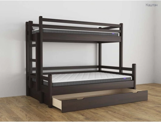Двухъярусная детская кровать Орленок с 1 ящиком