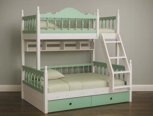 Двухъярусная кровать Велес Арт Аврора-1 с ящиками