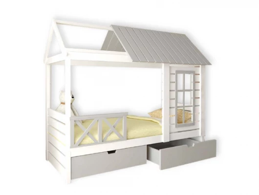 Кровать домик Велес Арт Кидс Лэнд №71 с ящиками Кровать домик Велес Арт Кидс Лэнд №71 с ящиками