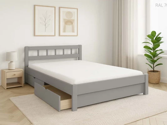 Кровать Икея с ящиками серый Кровать Икея с ящиками серый
