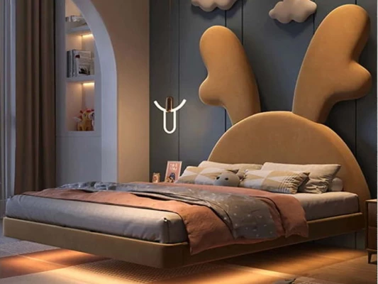 Детская парящая кровать Тестиера Ушки