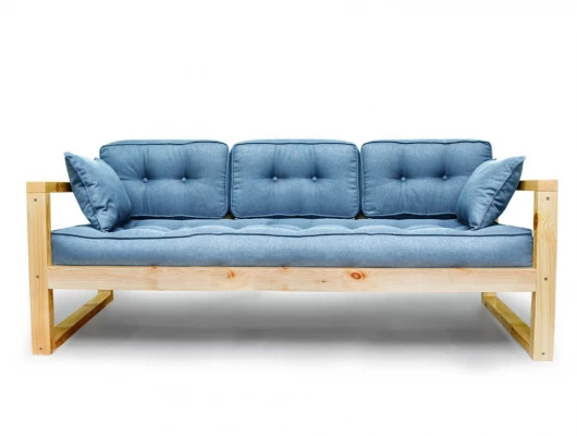 Диван Arsko Астер прямой синий