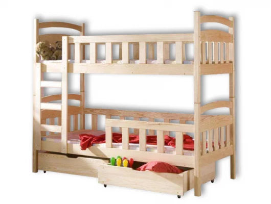 Двухъярусная кровать Велес Арт Радуга с ящиками