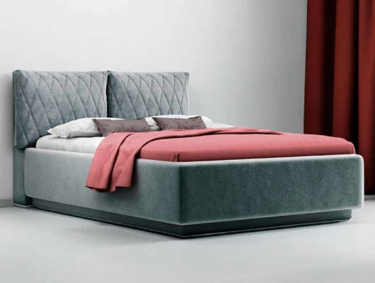 Кровать Nuvola Celeste Серый