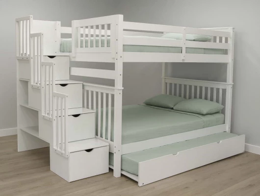 Двухъярусная кровать Велес Арт Атланта-3 со спальным местом