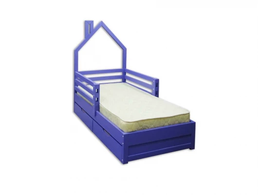 Детская кровать Велес Арт Домик №5 с ящиками Детская кровать Велес Арт Домик №5 с ящиками
