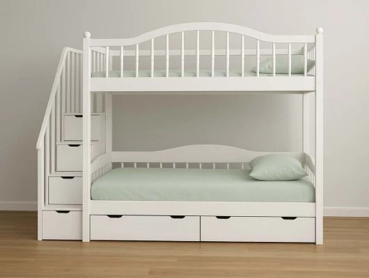 Двухъярусная кровать Велес Арт Теона-2 с ящиками Двухъярусная кровать Велес Арт Теона-2 с ящиками