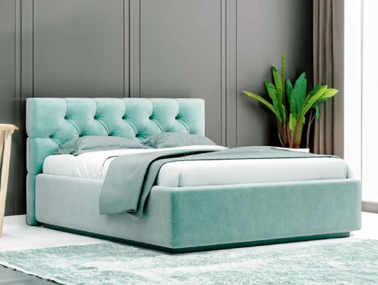 Кровать Nuvola Rimini Бирюзовый Кровать Nuvola Rimini Бирюзовый