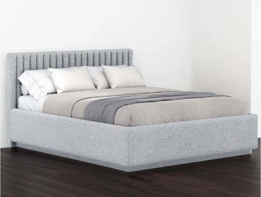 Кровать Nuvola Fiore Светло-серый