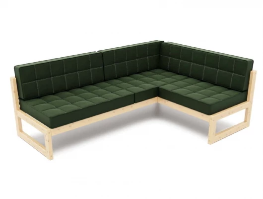 Диван Arsko Сега Угловой темно-зеленый