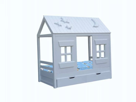 Детская кровать Велес Арт Домик №2 с ящиками Детская кровать Велес Арт Домик №2 с ящиками