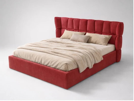 Кровать Меллибел Эфирия (Паулина) с подъемным механизмом Красный Кровать Меллибел Эфирия (Паулина) с подъемным механизмом Красный
