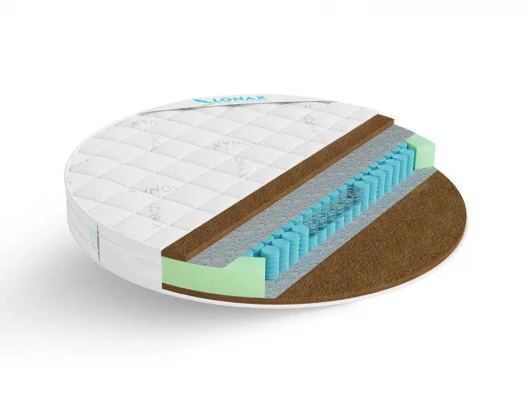 Круглый матрас Lonax Round Cocos TFK