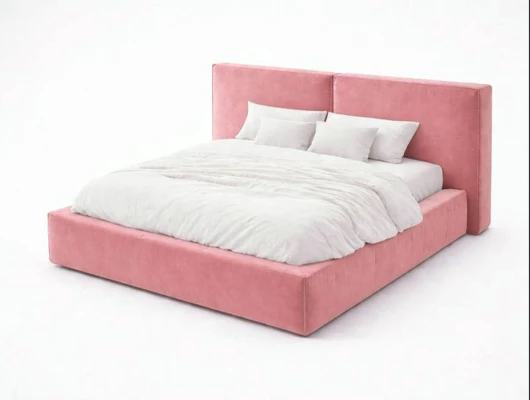 Кровать Меллибел Лофт (Сити) с подъемным механизмом Розовый