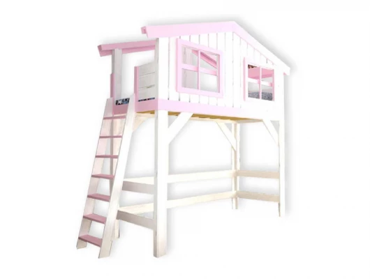 Кровать чердак домик Велес Арт Кидс Лэнд №90