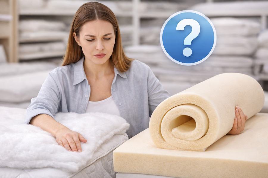 Выбираем топпер: холлкон или пена? 